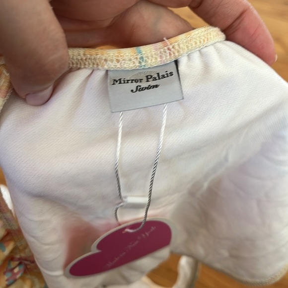 NWT MIRROR PALAIS floral bikini bottom size xxl - Picture 3 of 7